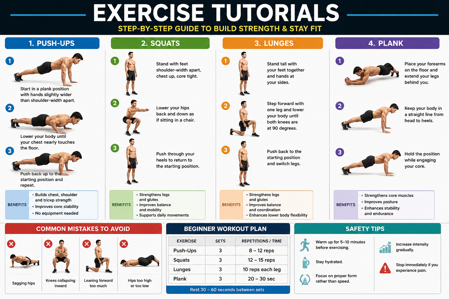 Exercise tutorials