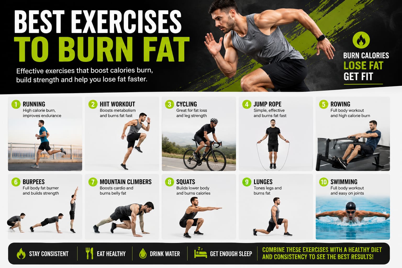 Best Exercises to Burn Fat