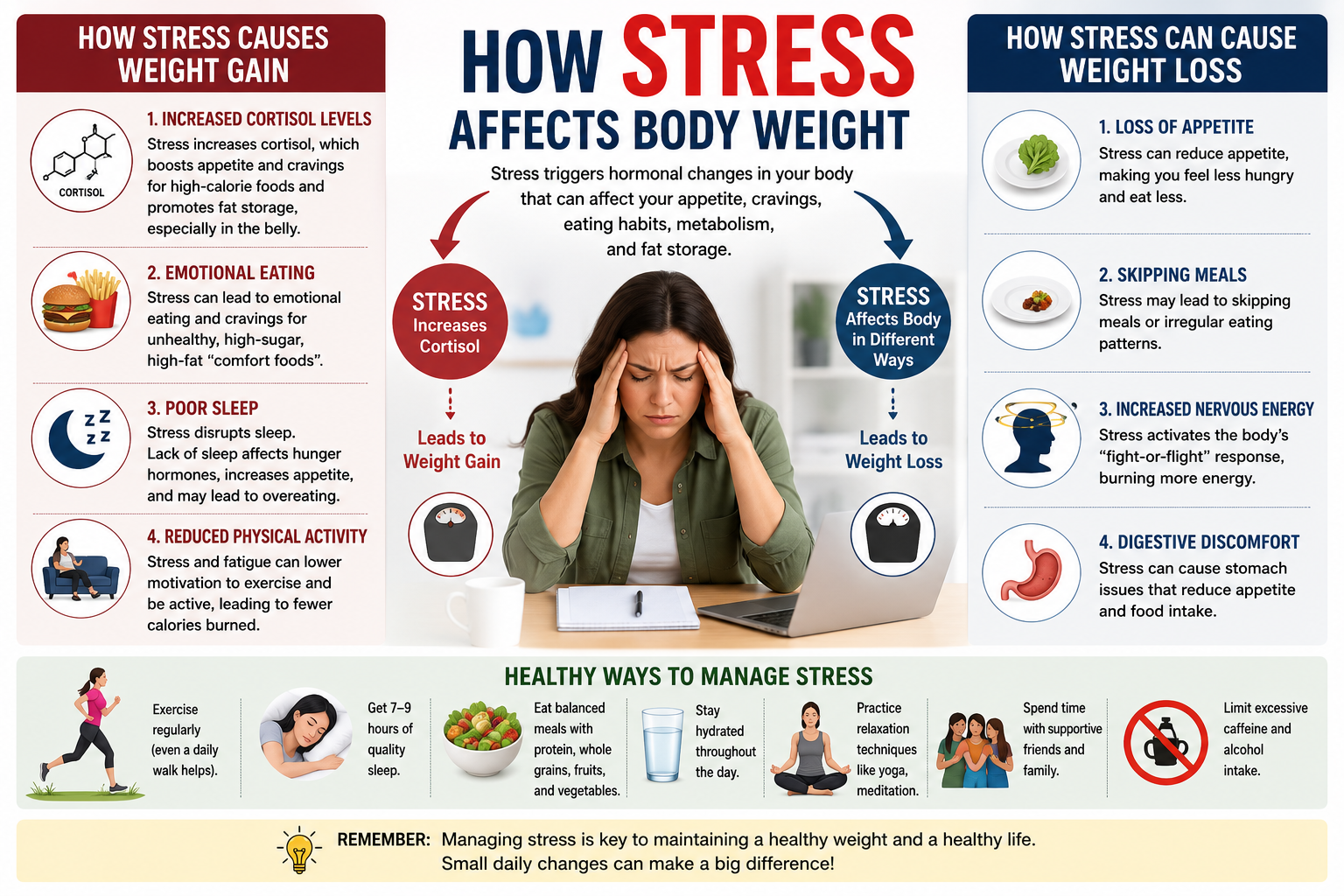 How stress affects body weight