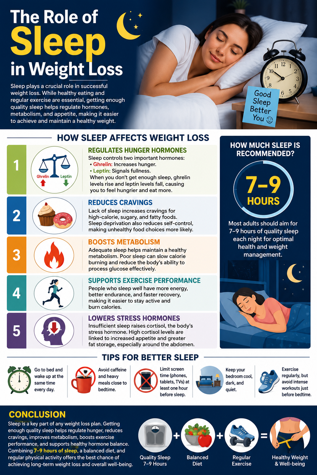 The Role of Sleep in Weight Loss