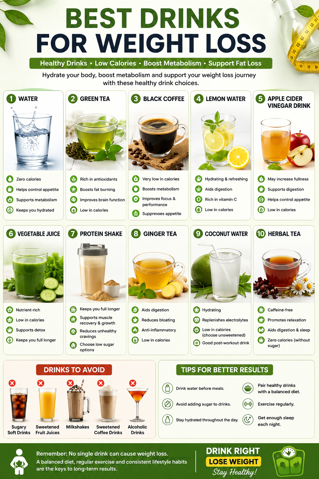 Best Drinks for Weight Loss