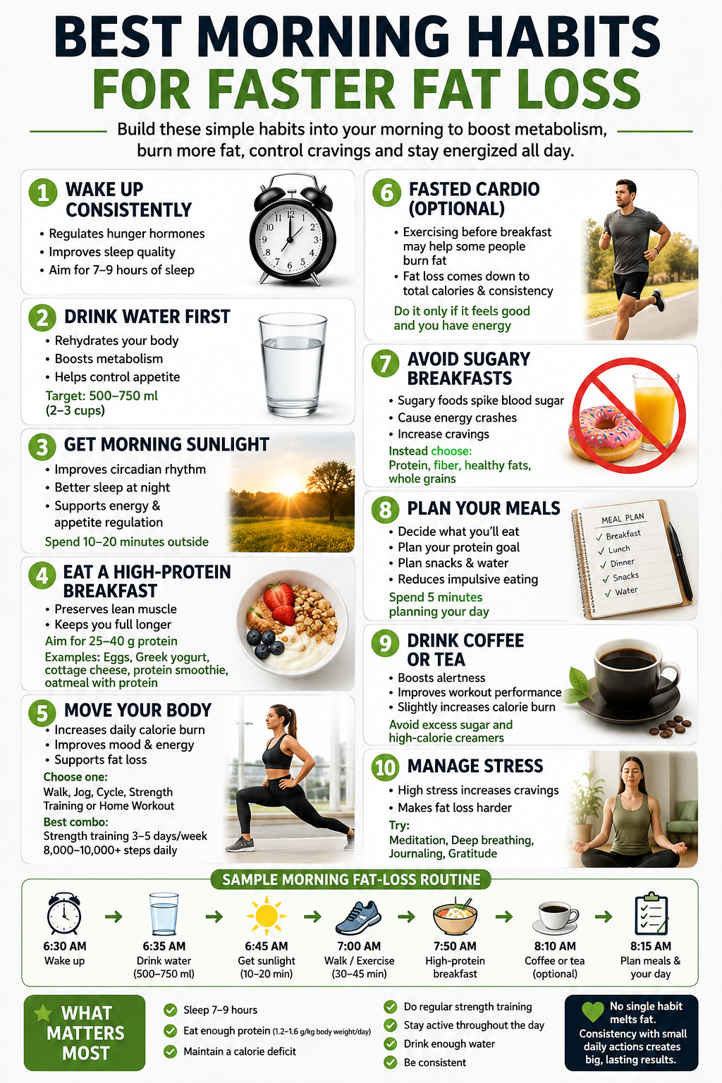 Best Morning Habits for Faster Fat Loss