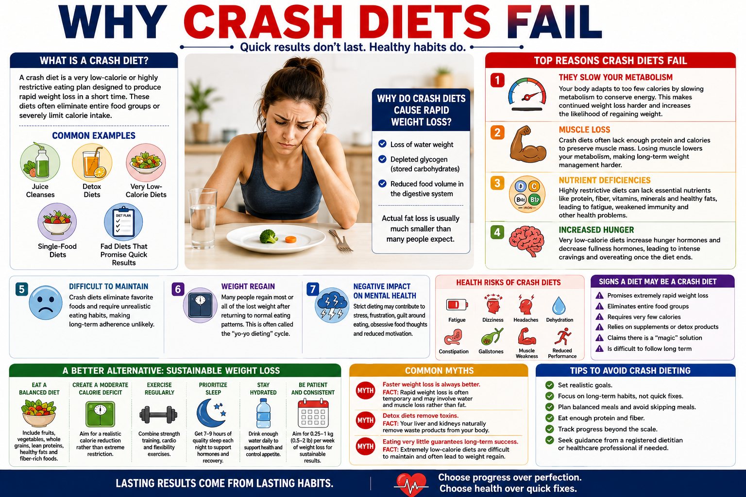 Why crash diets fail