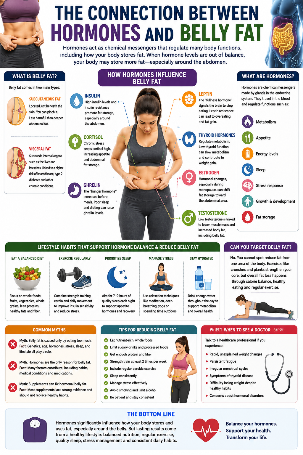 The Connection Between Hormones and Belly Fat