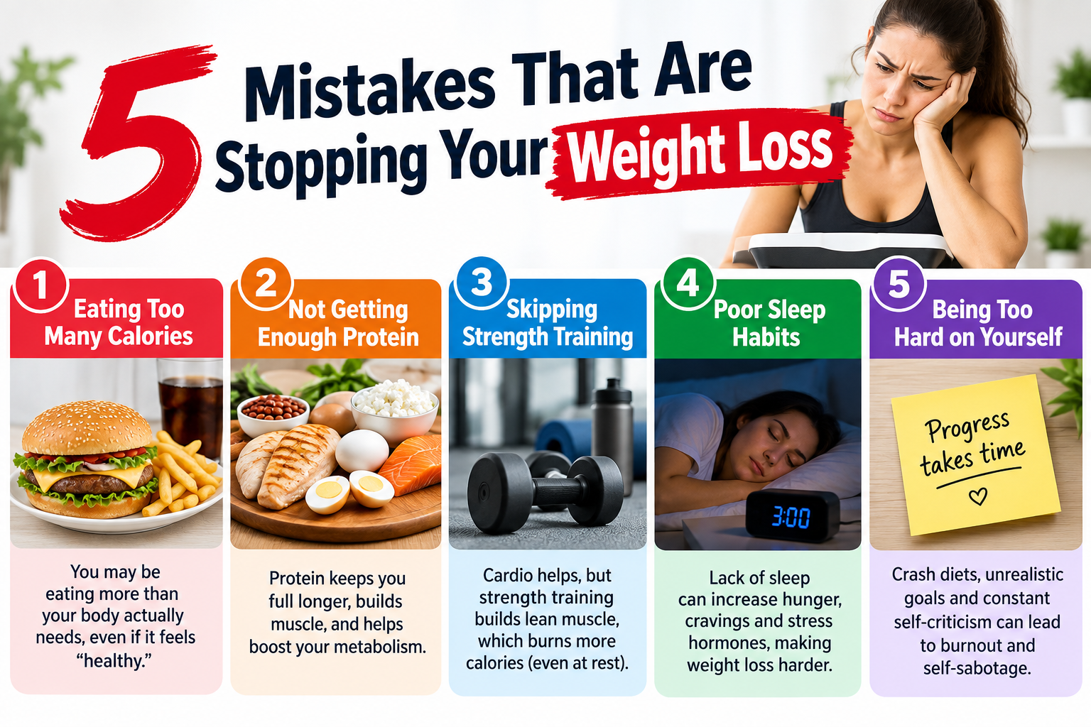 5 Mistakes That Are Stopping Your Weight Loss