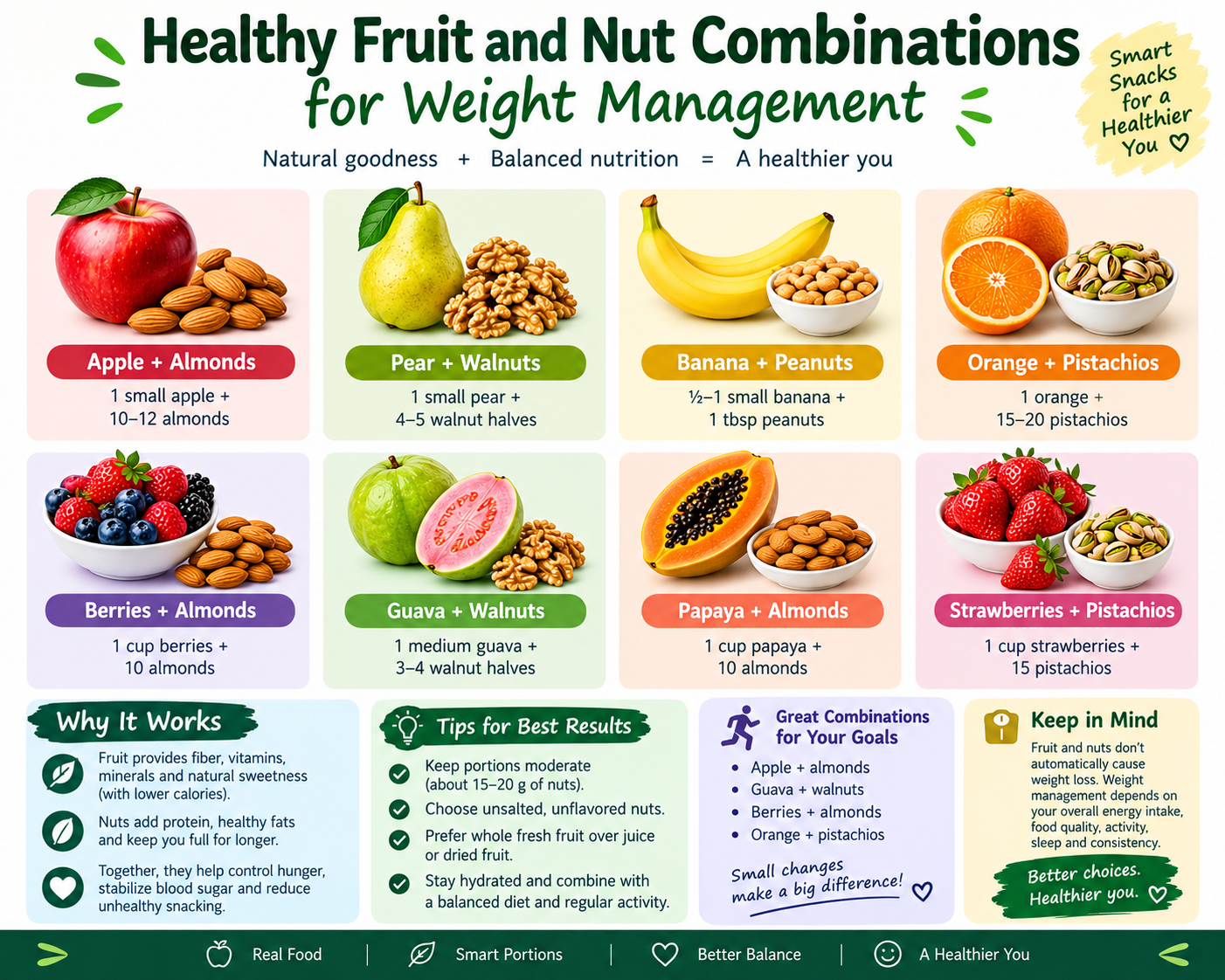Healthy Fruit and Nut Combinations for Weight Management