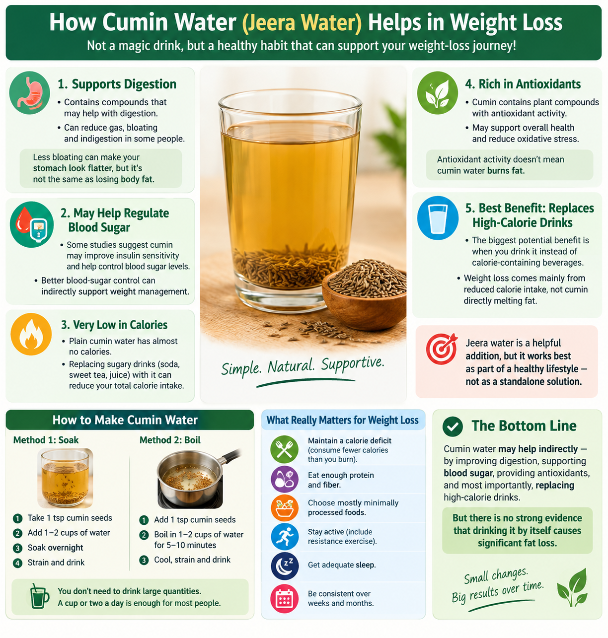 How Cumin Water (Jeera Water) Helps in Weight Loss